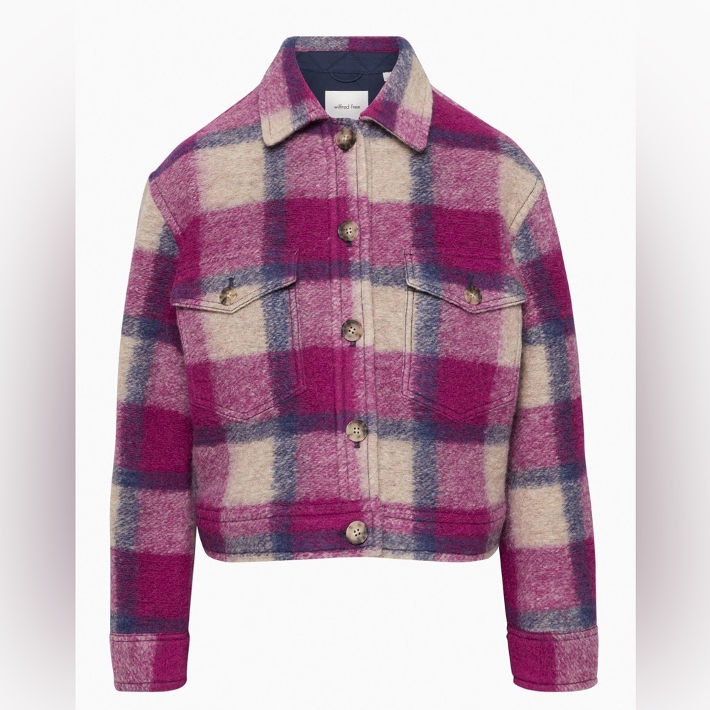 Aritzia Wilfred Ganna Cropped Shirt Jacket - Picture 11 of 14